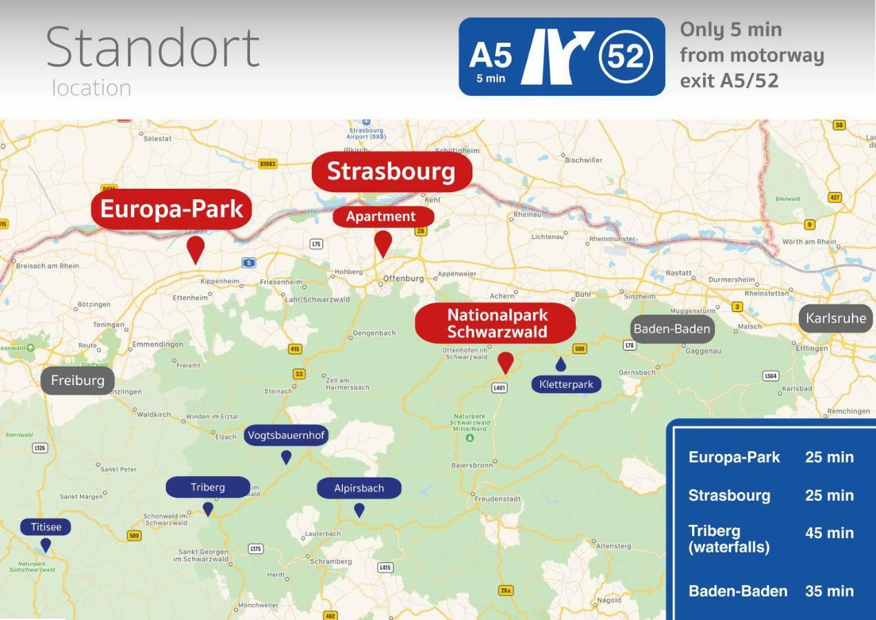 Flat Strasbourg - Europapark / Wallaston Offenburg Luaran gambar